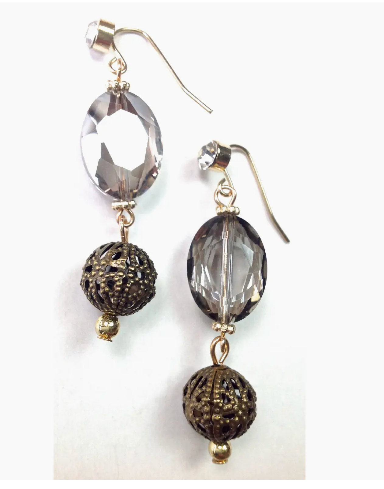 DANGLE CRYSTAL & FILIGREE