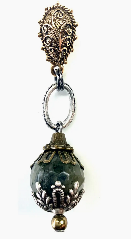 FLEUR DANGLE EARRINGS