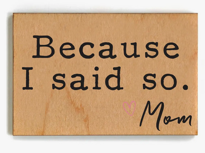 WOOD MAGNET