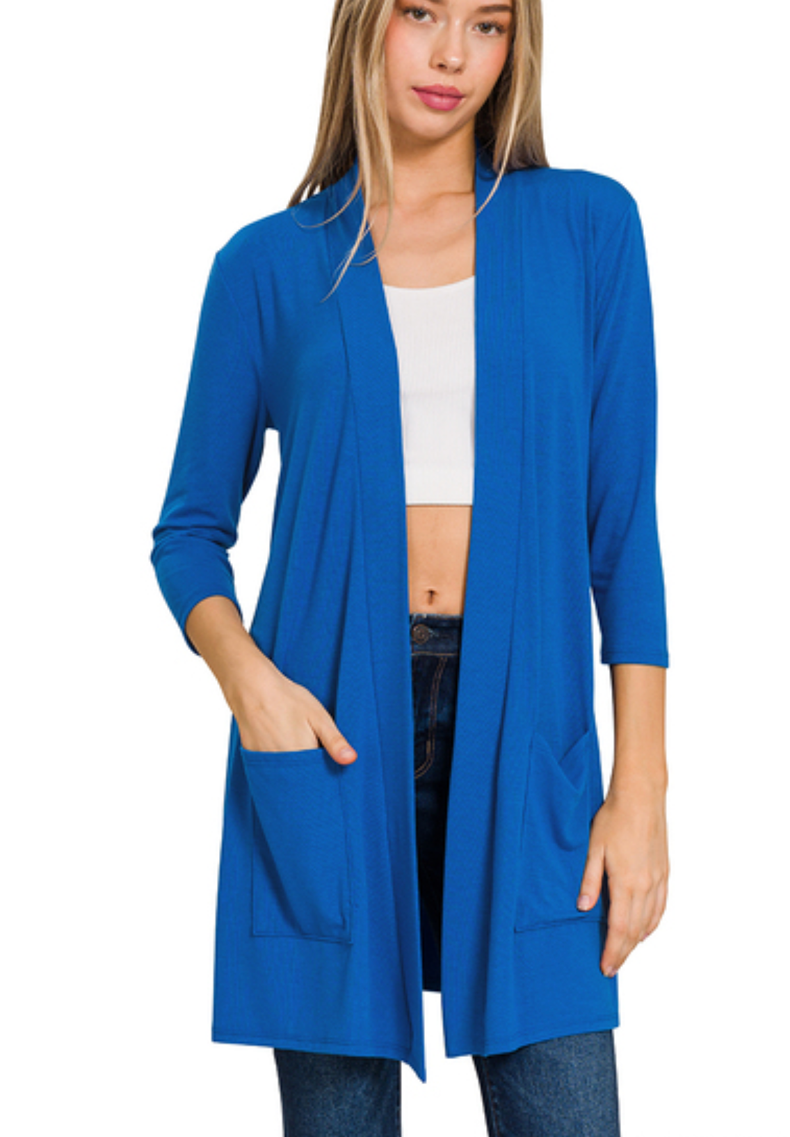SLOUCHY POCKET CARDIGAN