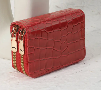 DBL ZIPPER WALLET