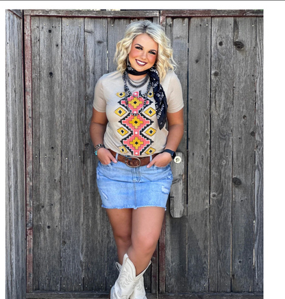 TROUBADOUR AZTEC TEE
