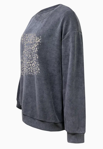 COWSKULL CORDED CREW