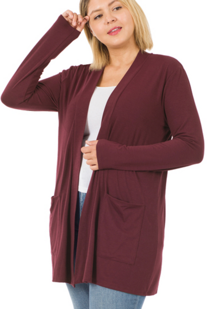 SLOUCHY POCKET CARDIGAN