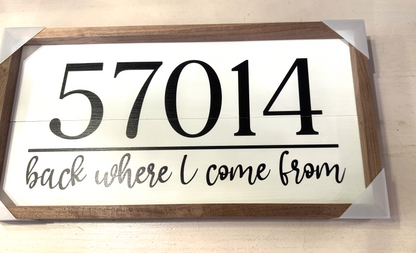 WHERE I COME FROM ZIP