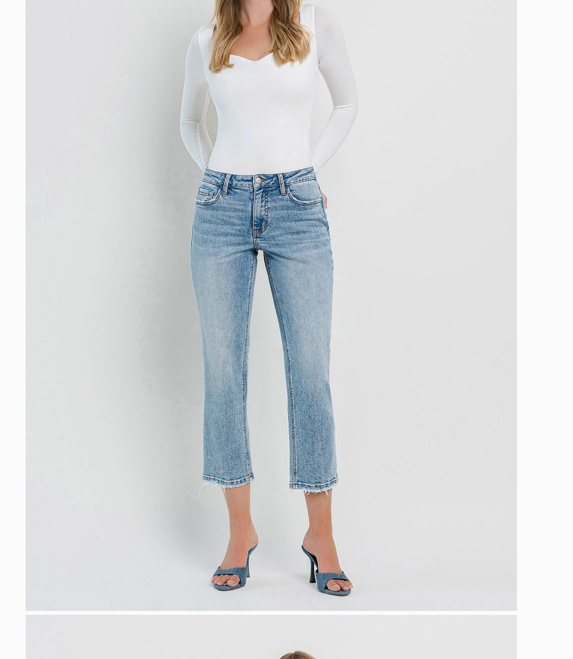 HR CROPPED STRAIGHT JEAN