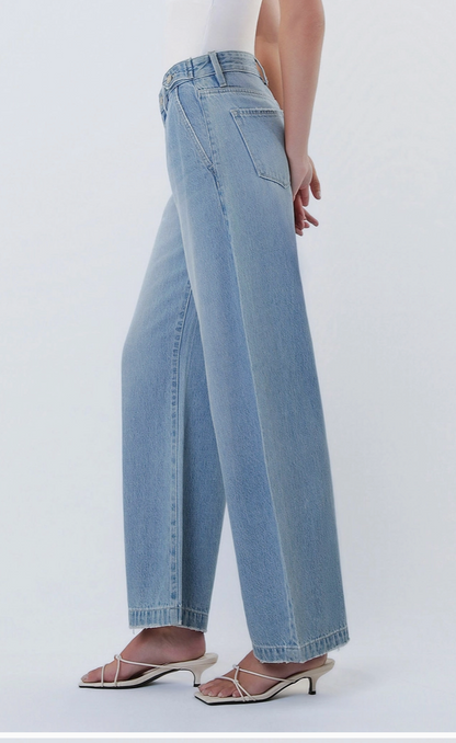 HR PLEATED TAB BARREL LEG