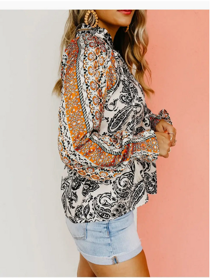 BOHO PAISLEY TASSEL
