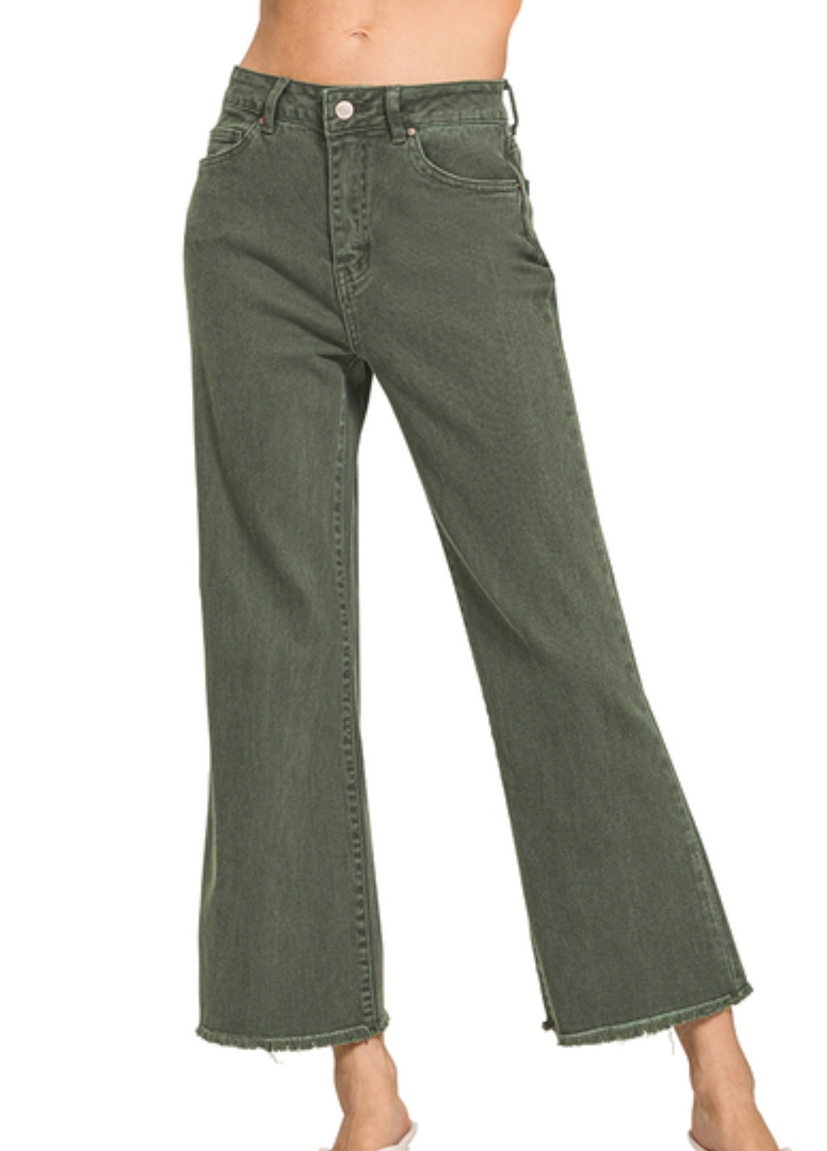HR FRAYED HEM BOOTCUT