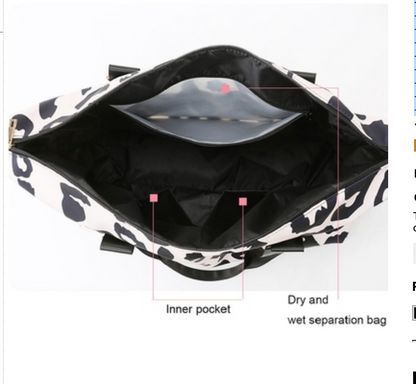 LEOPARD DUFFLE BAG
