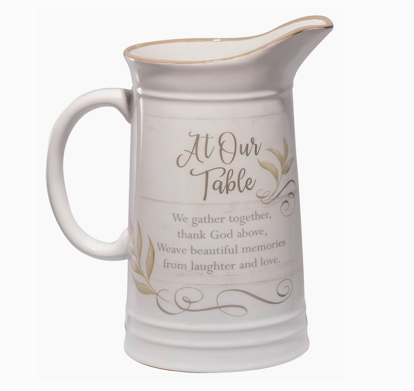 AT OUR TABLE PITCHER