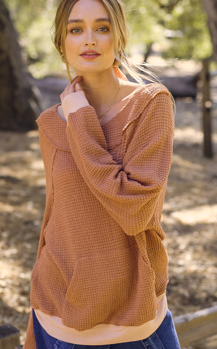 WAFFLE KANGAROO POCKET