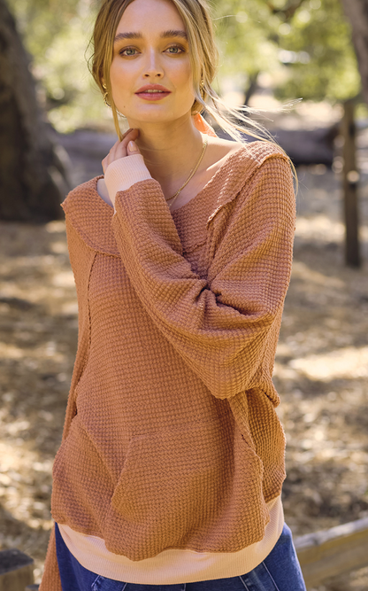 WAFFLE KANGAROO POCKET