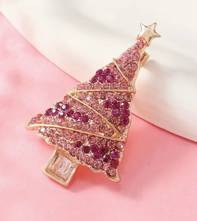 CHRISTMAS TREE BROOCH