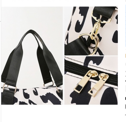 LEOPARD DUFFLE BAG