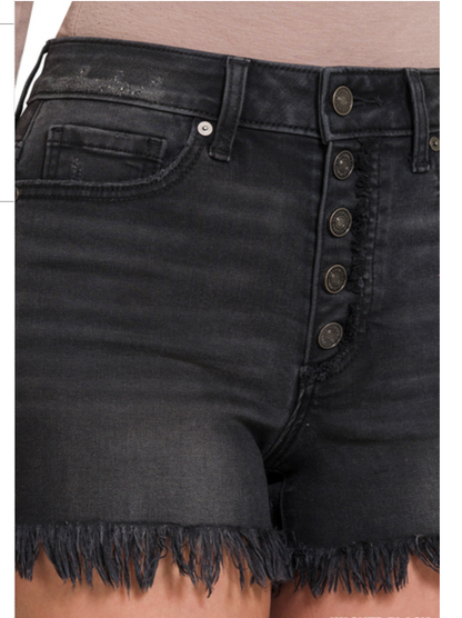 FRAY HEM BUTTONFLY SHORT