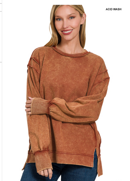 ACID WASH FRENCH TERRY SS