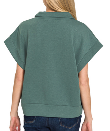 SCUBA HIGH NECK HALF-ZIP VEST