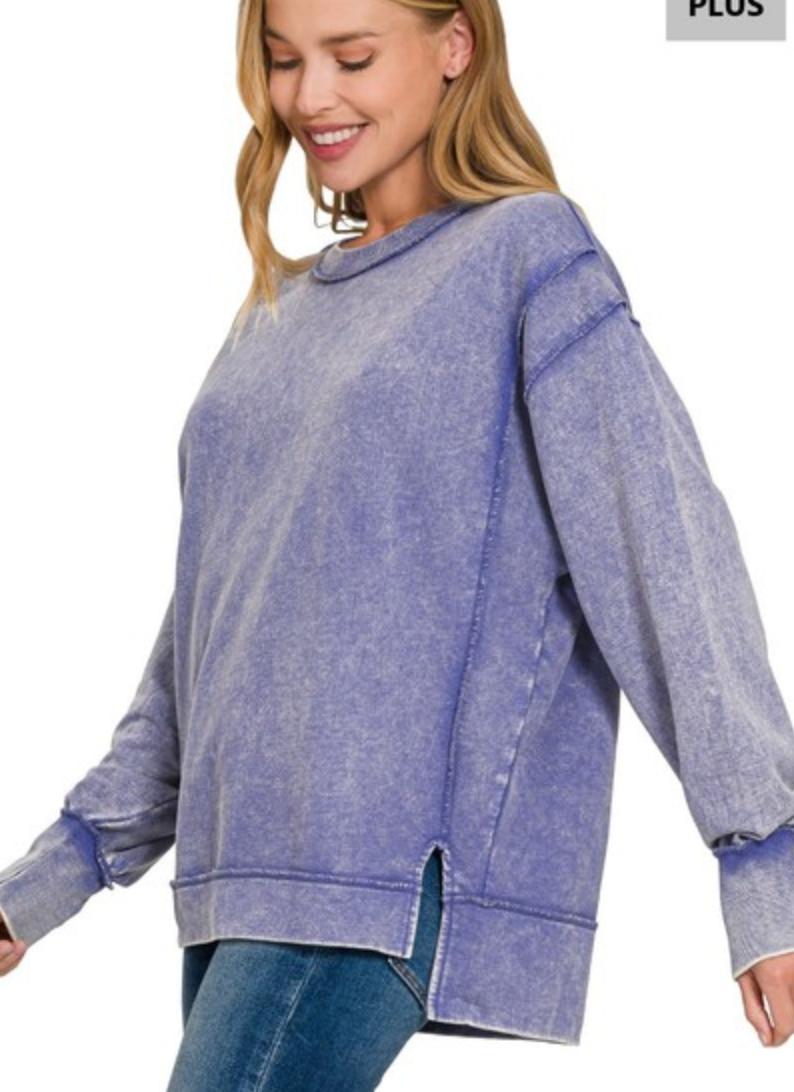 ACID WASH FRENCH TERRY SS