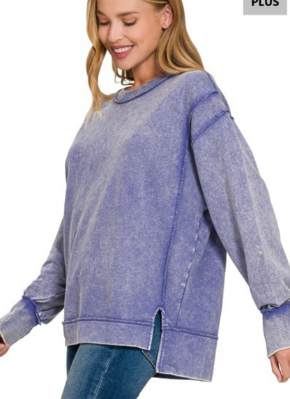 ACID WASH FRENCH TERRY SS