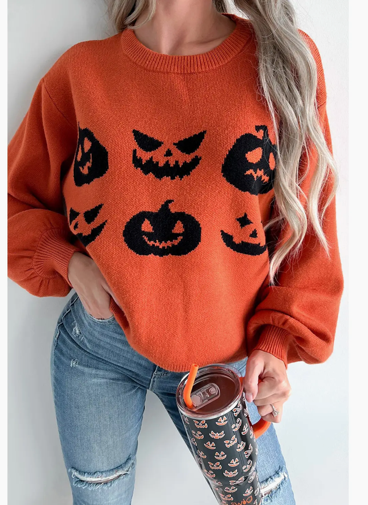 HALLOWEEN PUMPKIN SWEATER