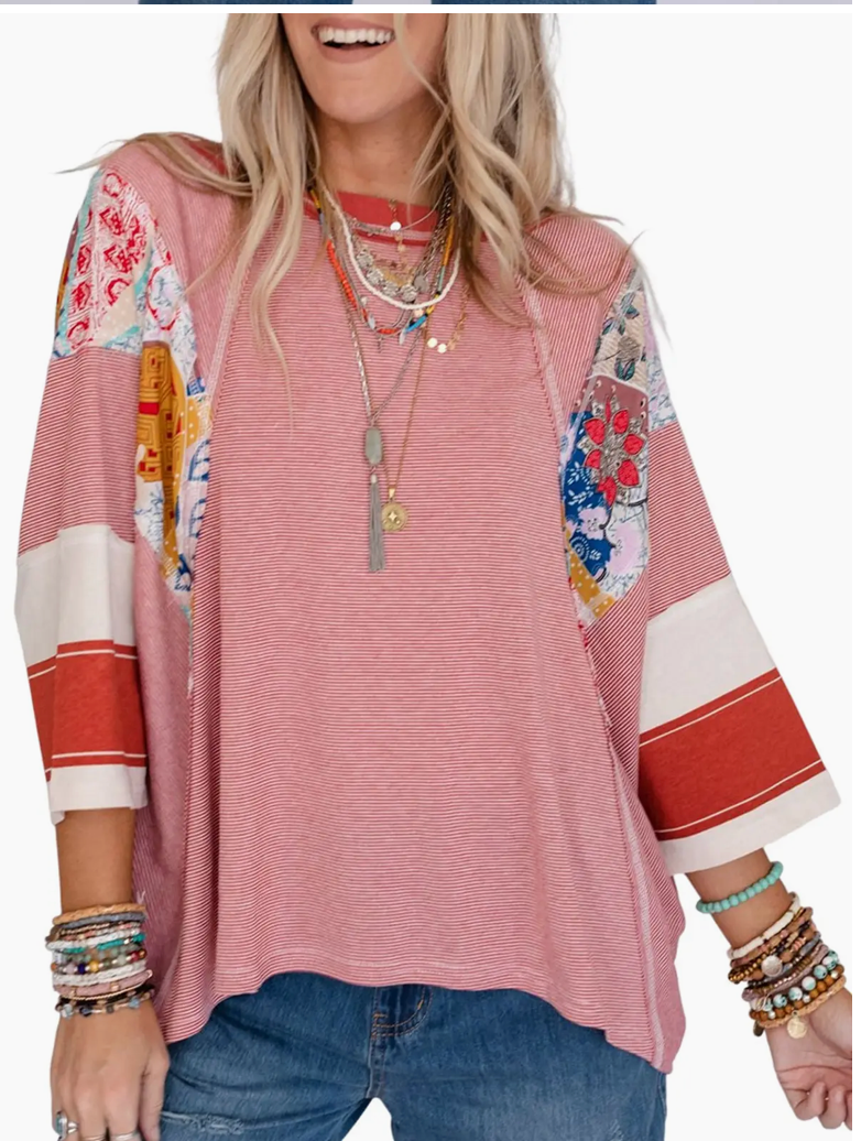 PATCH PULLOVER top