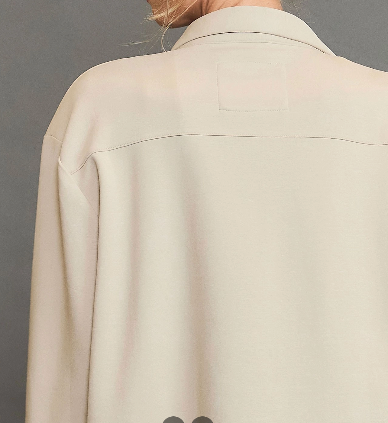 LUXEKNIT OVERSIZED SHIRT JACKET