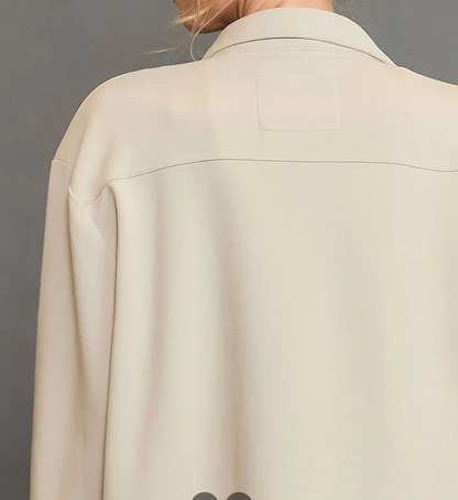 LUXEKNIT OVERSIZED SHIRT JACKET